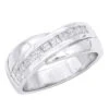 Platinum Men's Diamond Wedding Band 1ct