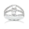 Platinum Women's Diamond Ring 1.70ct