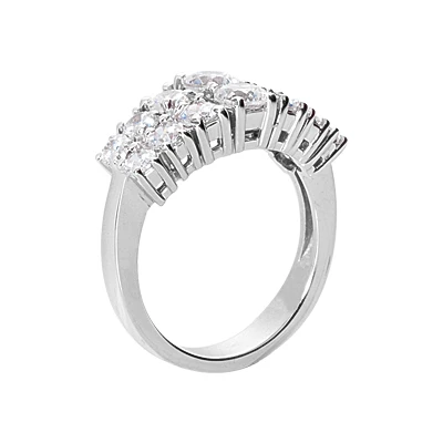 Platinum Women's Diamond Ring 2ct 9.6mm 2 Platinum Women's Diamond Ring 2ct 9.6mm - Image 2