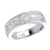 Platinum Women's Diamond Wedding Ring 1.65ct