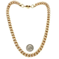 Real Diamond Hip Hop Jewelry Solid 10K Yellow Gold Iced Out Franco Chain For Men 9 Real Diamond Hip Hop Jewelry Solid 10K Yellow Gold Iced Out Franco Chain For Men -Luxurman real diamond hip hop jewelry solid 10k gold iced out diamond franco chain rulerye