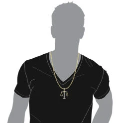 10K Yellow Gold Diamond Libra Pendant 1.1ct By Luxurman 10 10K Yellow Gold Diamond Libra Pendant 1.1ct By Luxurman -Luxurman real gold zodiac jewelry 10k gold diamond libra pendant 11ct by luxurman bodye