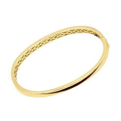 14K White Gold Thin Diamond Bangle Bracelet For Women 2.5 Carat 14 14K White Gold Thin Diamond Bangle Bracelet For Women 2.5 Carat -Luxurman thin diamond bangle bracelet for women 14k white rose yellow gold 25 carat 803206 backye