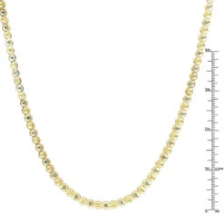 Unique 14K Yellow Gold Chain Blue And Yellow Diamond Necklace For Men 5Ct -Luxurman unique 14k gold chain blue and yellow diamond necklace for men 5ct 000861 rulerye