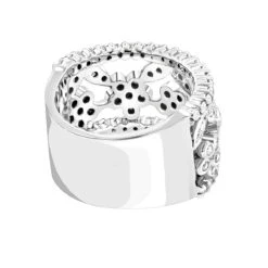 Unique 14K White Gold Round Diamond Flower Ring For Women By Luxurman 0.82ct 9 Unique 14K White Gold Round Diamond Flower Ring For Women By Luxurman 0.82ct -Luxurman unique 14k gold round diamond flower ring for women by luxurman 082ct backwh