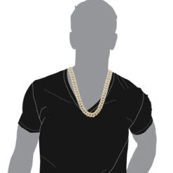 Heavy 14K Yellow Gold VS Diamond Cuban Link Chain Necklace For Men 43ct 16mm Wide -Luxurman vs diamond cuban link chain necklace for men in 14k gold 43 carats 803196 bodye