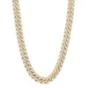 Heavy 14K Yellow Gold VS Diamond Cuban Link Chain Necklace For Men 43ct 16mm Wide