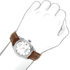 Swiss Quartz Luxurman Women's Diamond Watch Tribeca W Leather Band 7 Swiss Quartz Luxurman Women's Diamond Watch Tribeca W Leather Band -Luxurman watches swiss quartz watches luxurman womens diamond watch tribeca w leather band bod