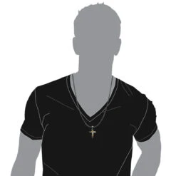 White Yellow Black Diamond Cross Pendant 1.45ct 10K Black Plated Gold -Luxurman white yellow black diamond cross pendant 145ct 10k p 42700 bod