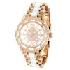 Women's Ceramic Rose Gold Diamond Two Tone White MOP Luxurman Galaxy