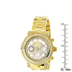 Women's Diamond Yellow Gold Plated Watch Luxurman Montana White Mop 2ct 9 Women's Diamond Yellow Gold Plated Watch Luxurman Montana White Mop 2ct -Luxurman womens diamond yellow gold plated watch luxurman montana white mop 2ct ruler