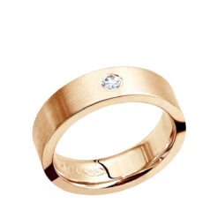 Women's Or Men's Solitaire Diamond Wedding Band 14K White Gold Comfort Fit -Luxurman womens or mens solitaire diamond wedding band in 14k gold comfort fit ro