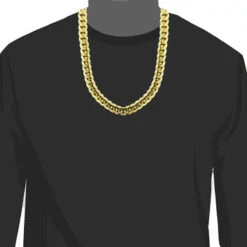 Men's Solid 14K Yellow Gold Miami Cuban Link Colossal Chain 14.5mm 22-40in -Luxurman yellow gold miami cuban link colossal chain 14k 145mm 22 40in 3